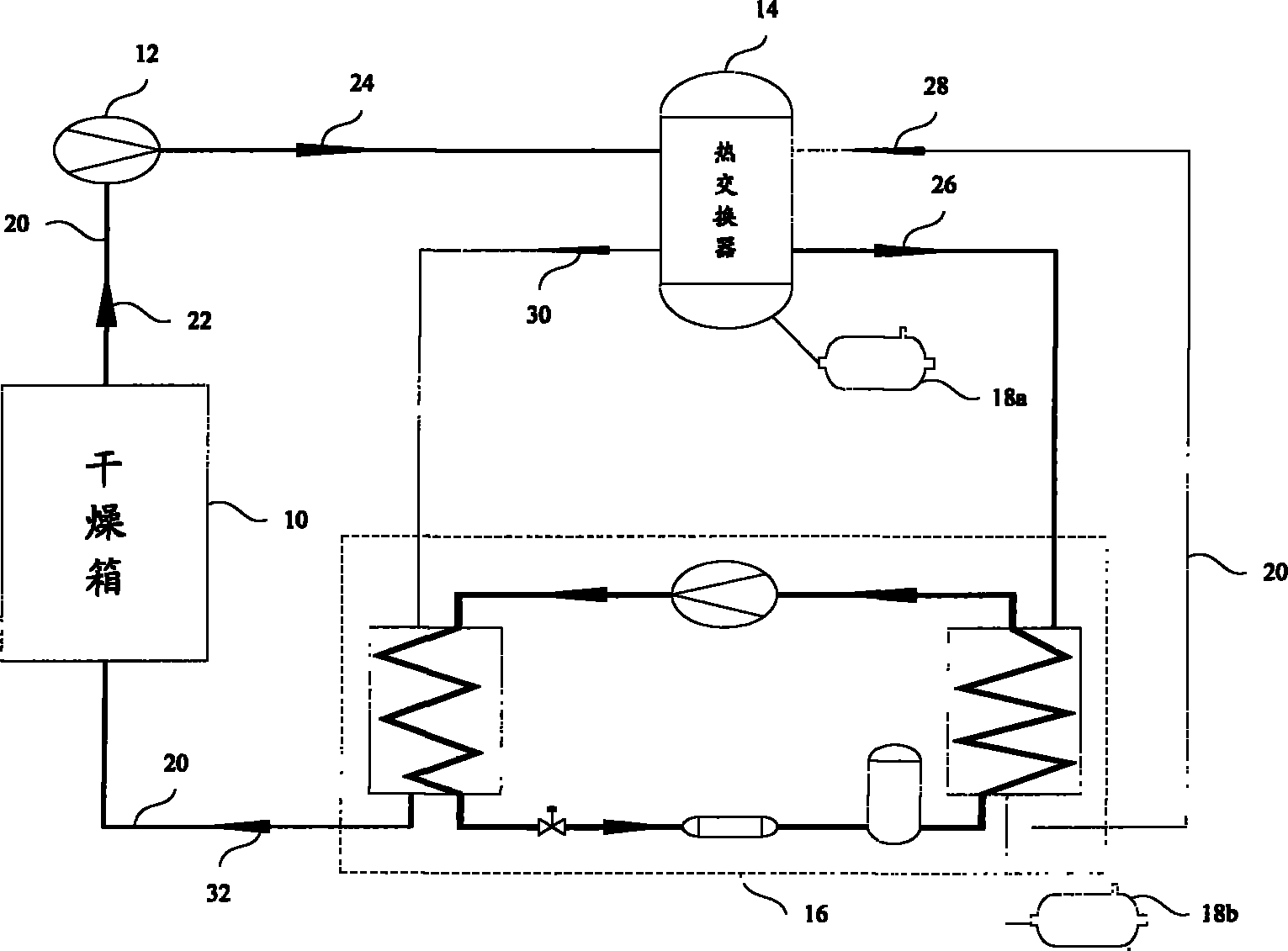 Perfume drying device and essential oil recycling method