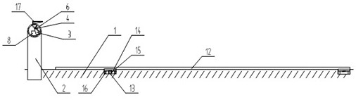 Charging parking space for automobile charging pile