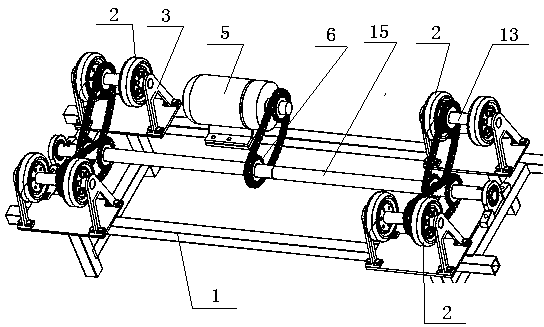 Spiral cleaning machine for small potatoes