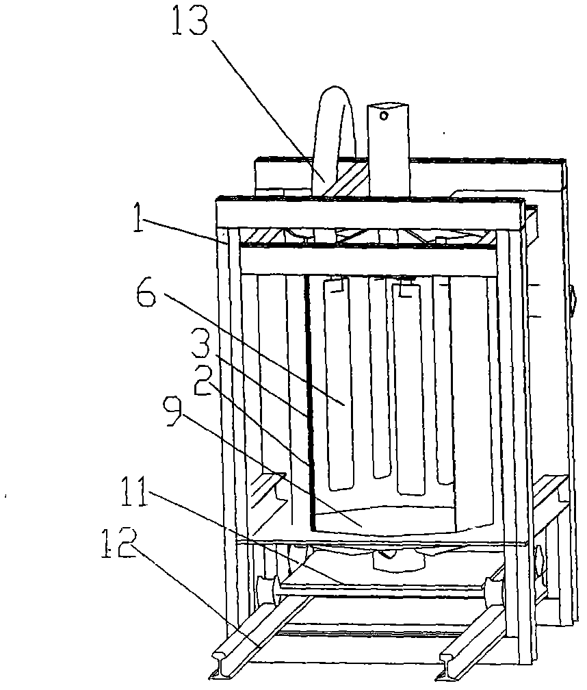 Solid and liquid separation device for sewage