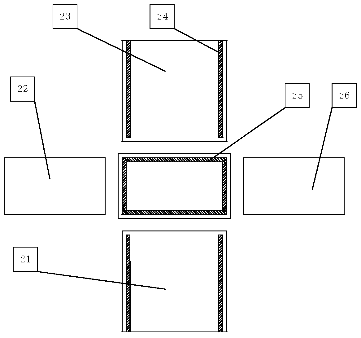 Electrode heating device manufactured from epoxy plate