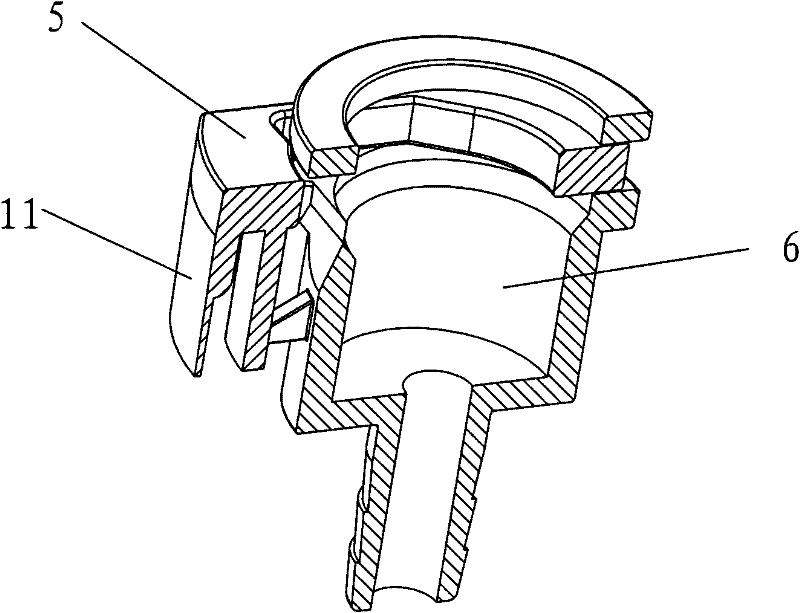 Rapidly-plugging hose joint