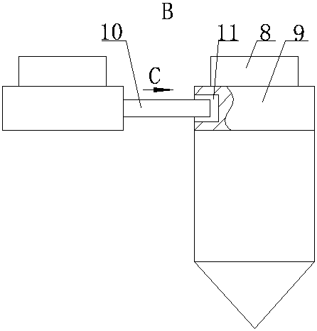 High-precision industrial robot tool coordinate calibration device