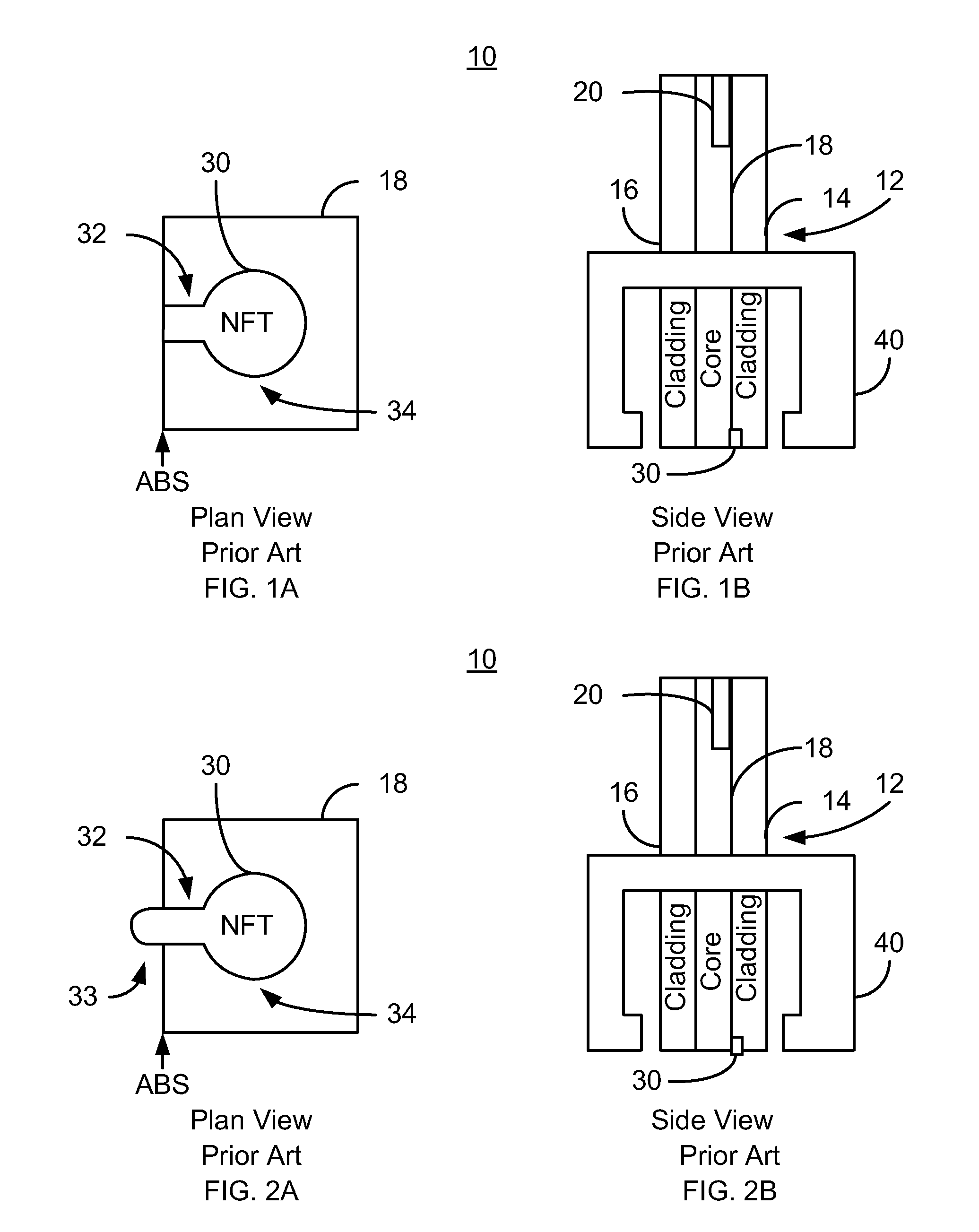 Method and system for reducing thermal protrusion of an NFT