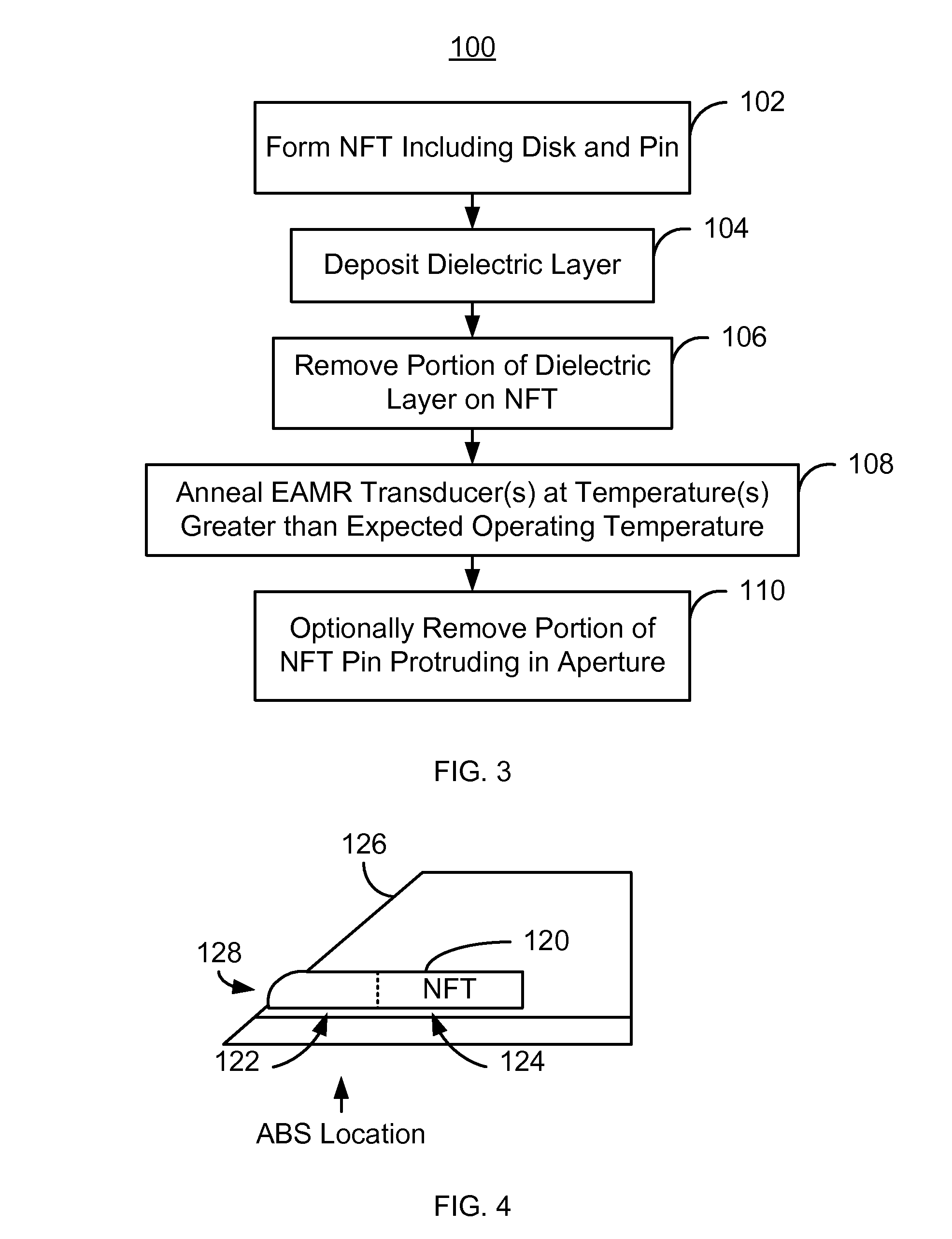 Method and system for reducing thermal protrusion of an NFT