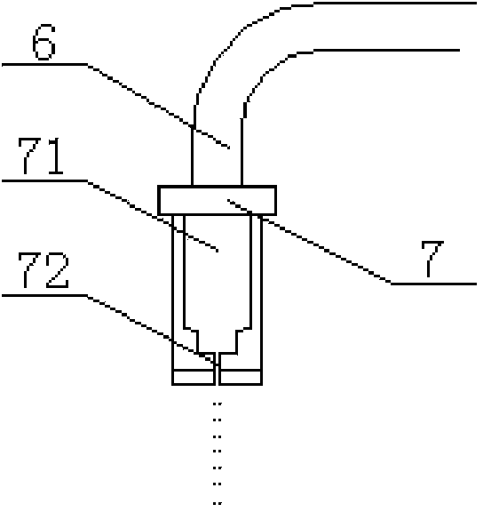 High-pressure gas oil injection device