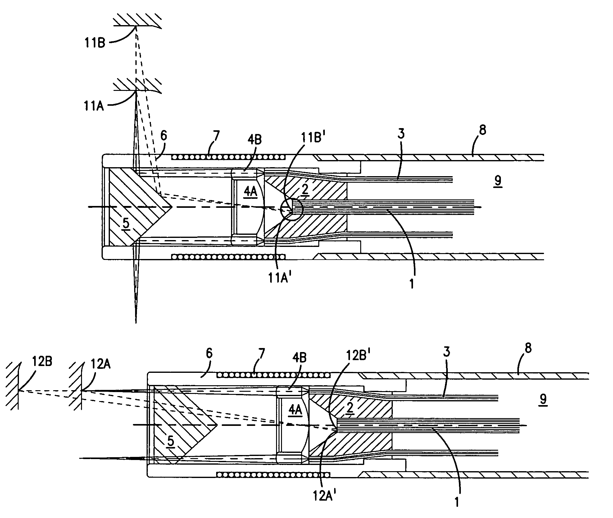 Method and apparatus for obtaining geometrical data relating to a canal