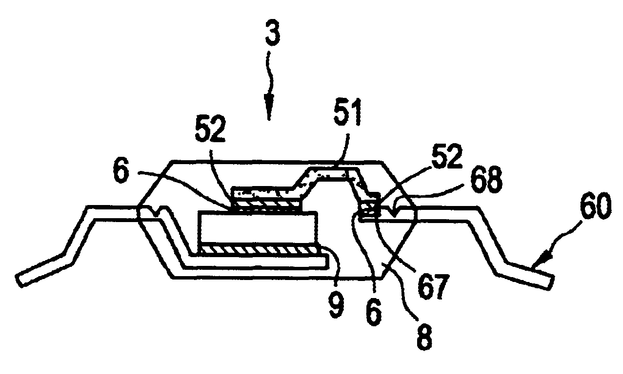 Semiconductor device with uneven metal plate to improve adhesion to molding compound