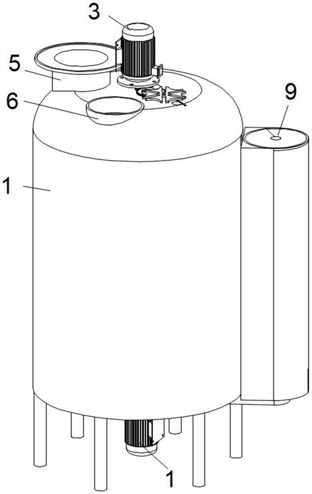 Polypropylene ethylene synthesis reaction kettle and use method thereof