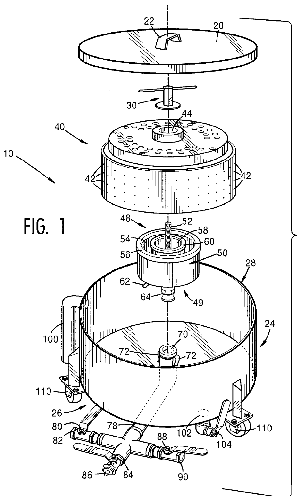 Apparatus for cleaning a vacuum drum
