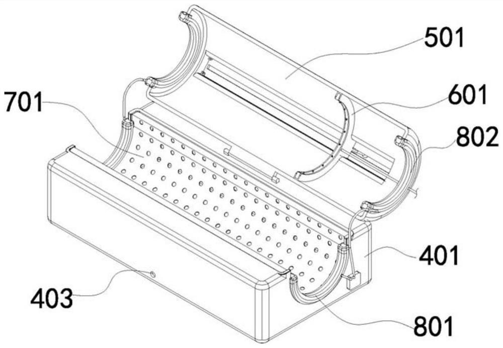 Rapid flushing device for clinical use in general surgery department