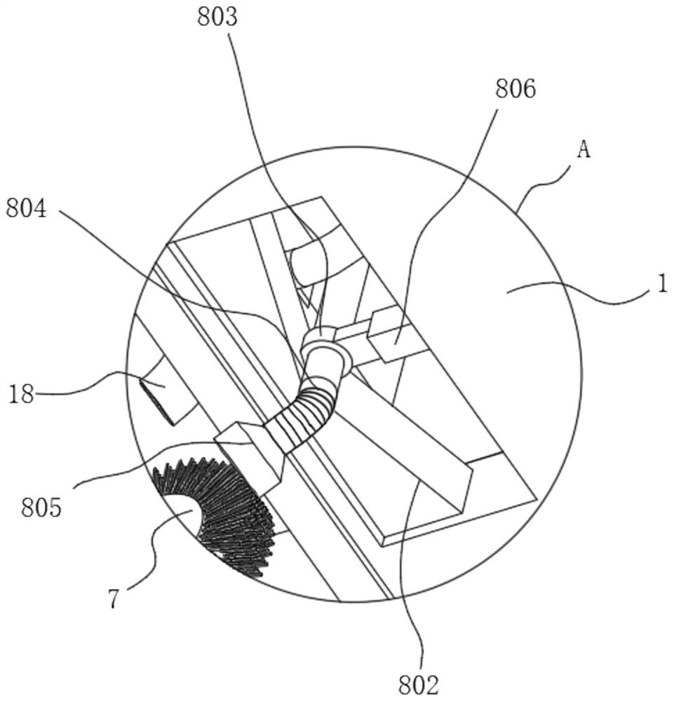 High-efficiency road crack treatment device for road engineering