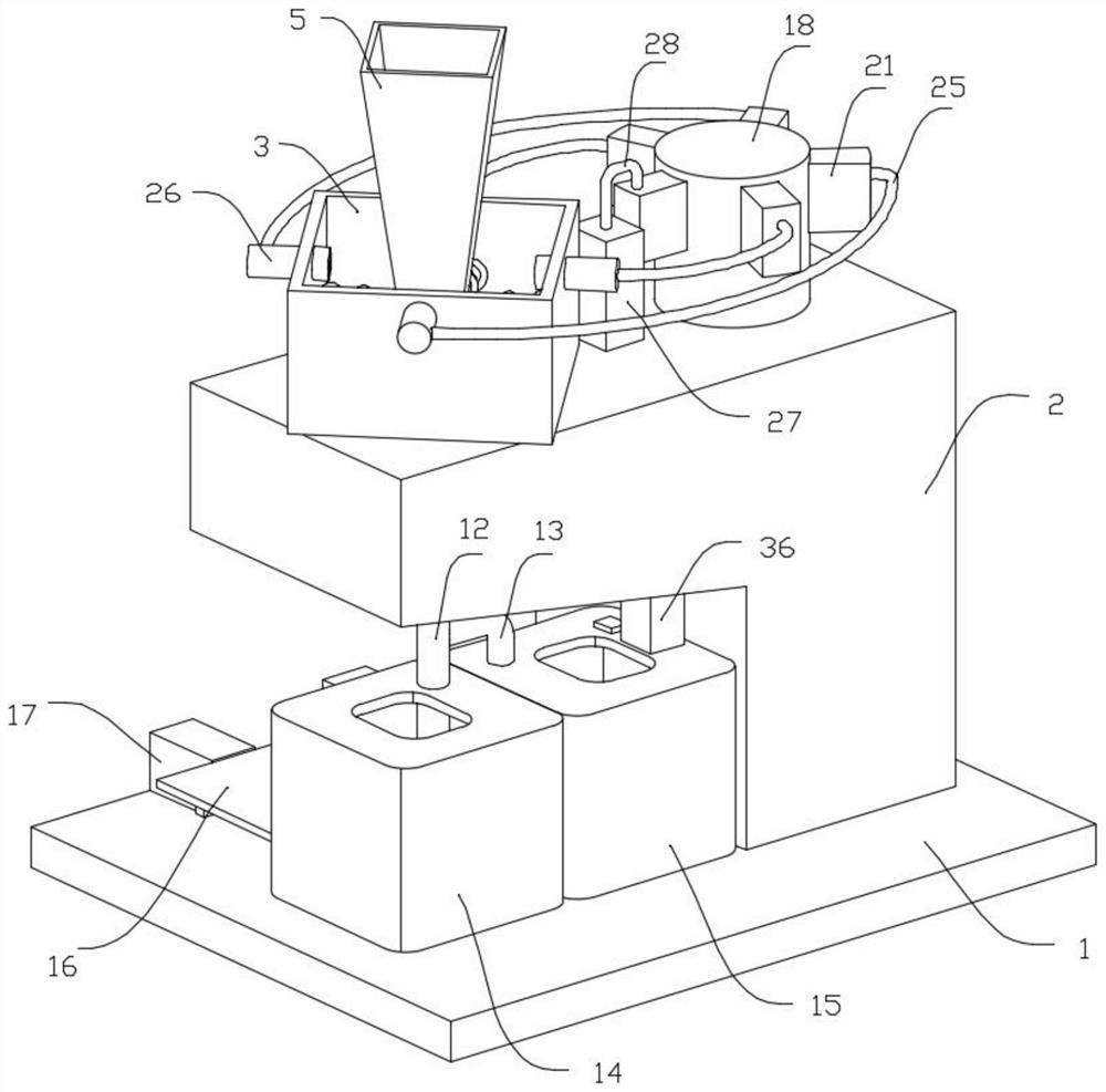 Ventilation device for building machinery