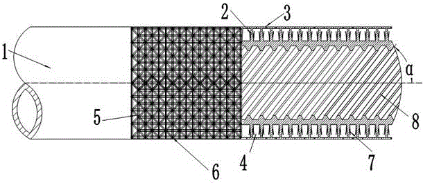 An evaporation tube with a slit-shaped steam outlet