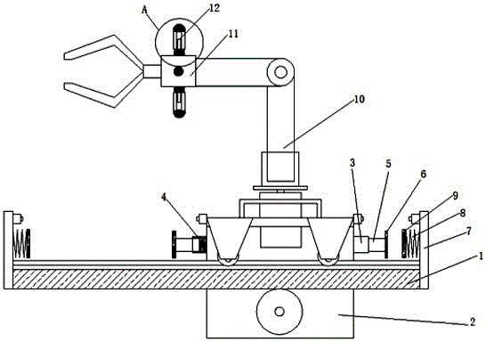 Mechanical arm with collision preventing mechanism