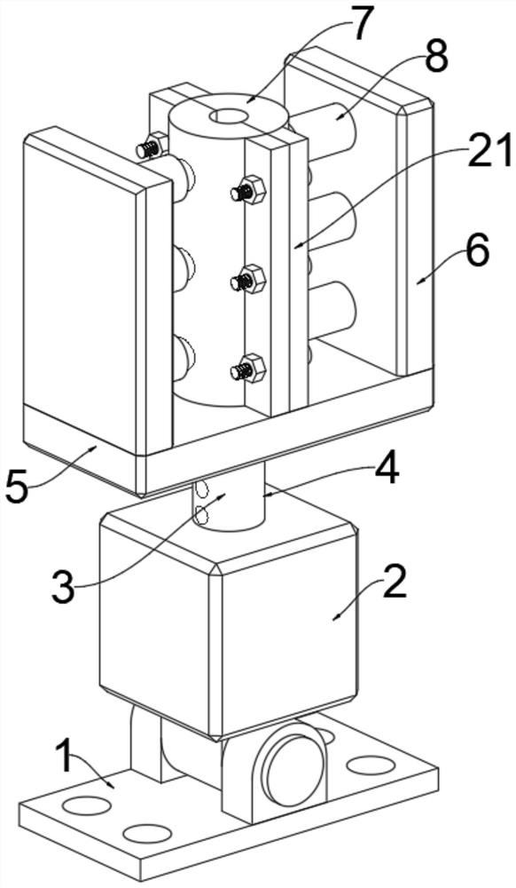 An anchoring device for bridge cables that is easy to install and disassemble