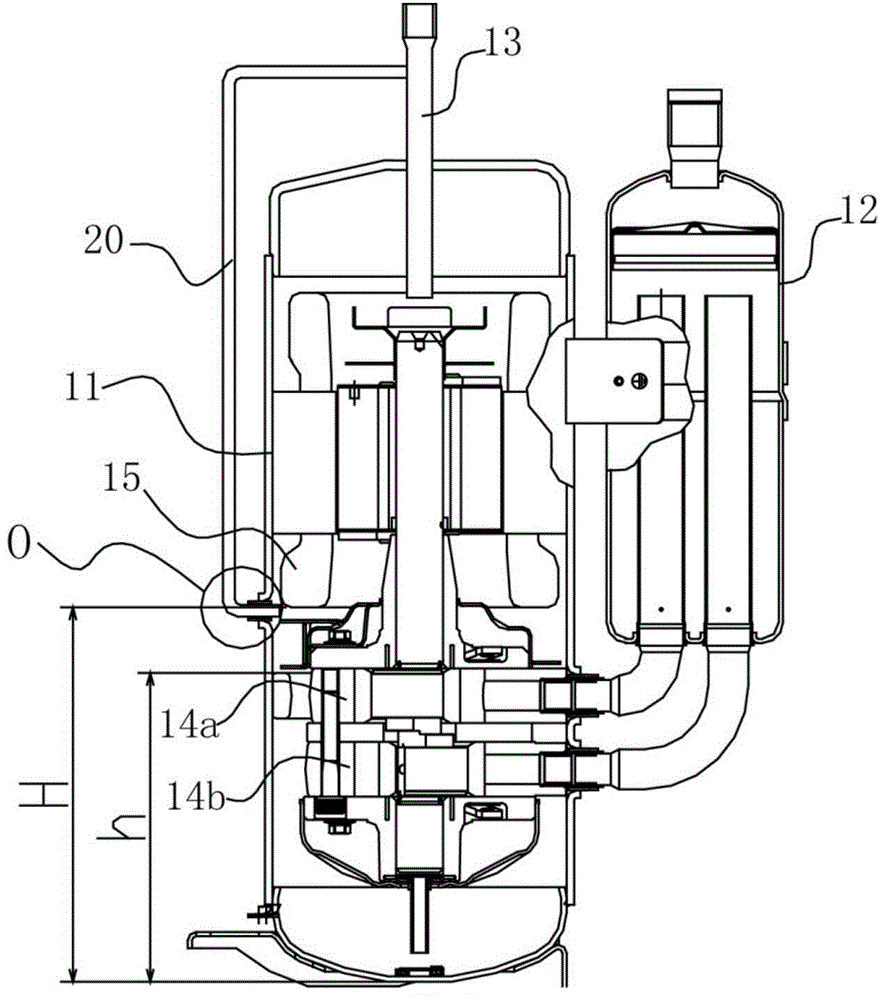 Rotary compressor parallel connection system