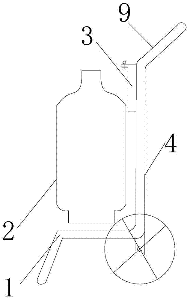 Transportable smoke-proof fire extinguishing device