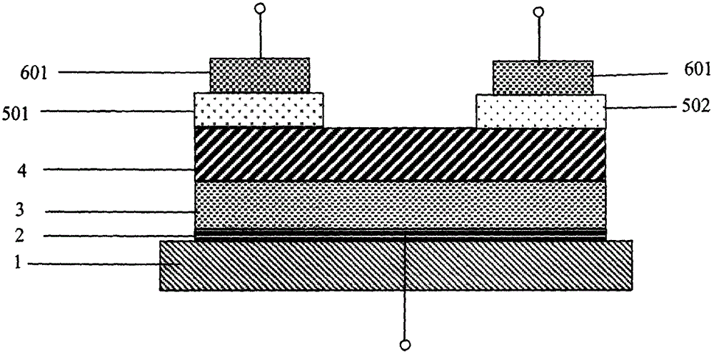 Flexible organic film capacitive sensor capable of sensing humidity and gas simultaneously and manufacturing method thereof