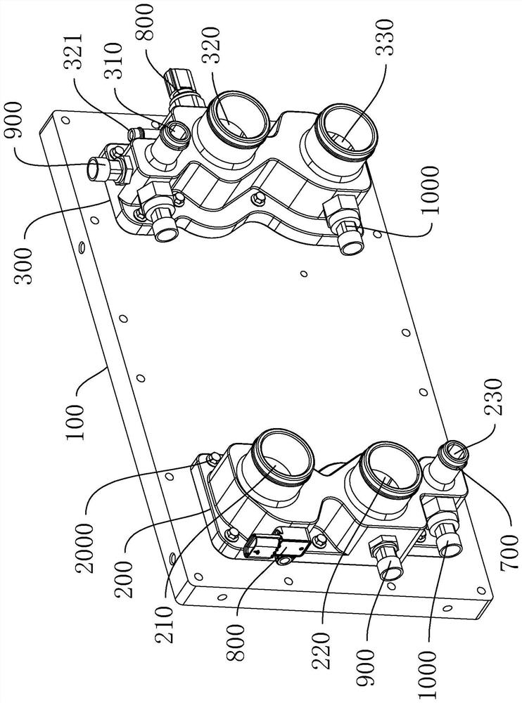 Fuel cell stack manifold structure