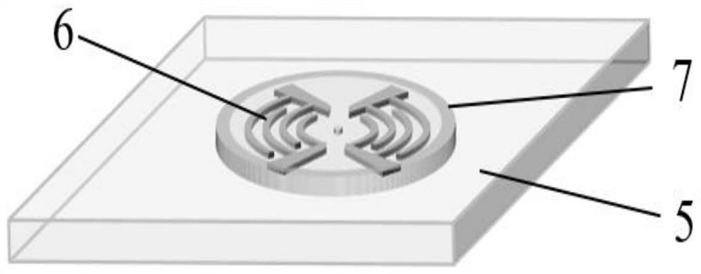 A surface acoustic wave droplet excitation device and a method for fixed-point release of tumor single cells