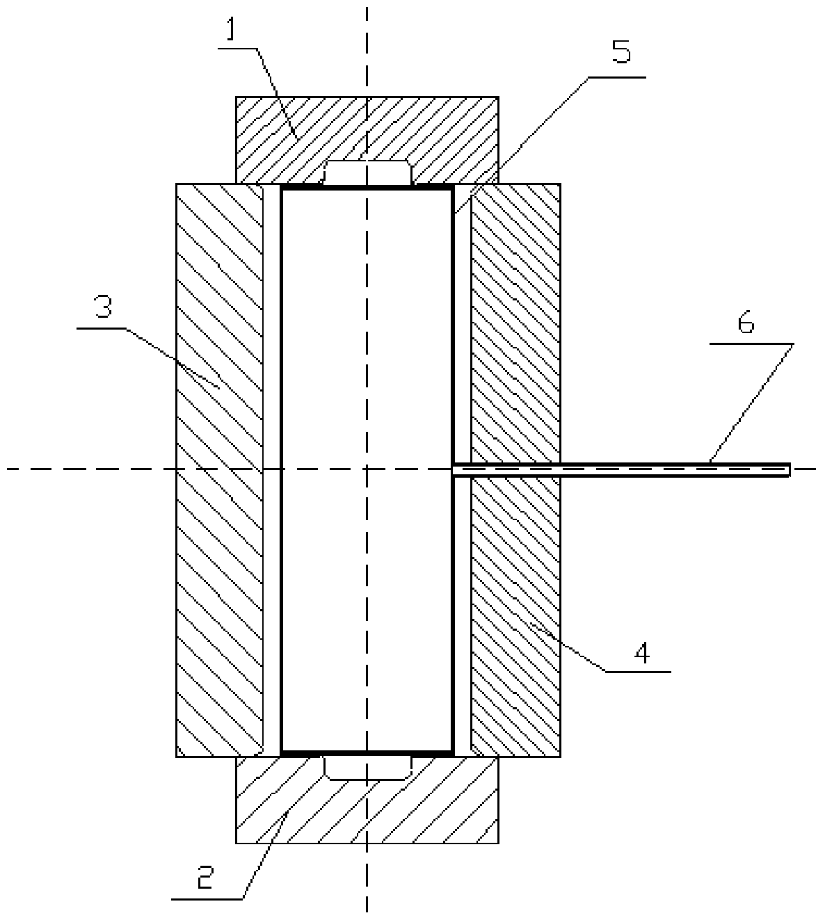 A method for manufacturing titanium alloy tubular parts with inward flanging at both ends with forced feeding