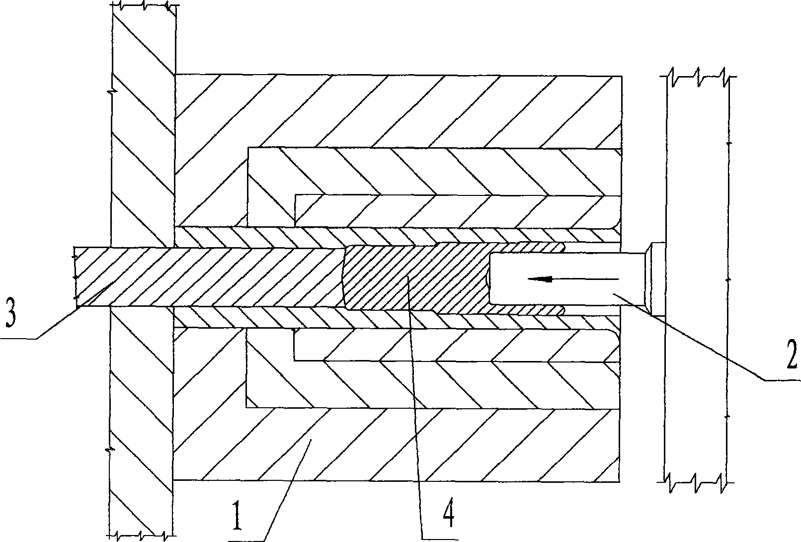 Cold extruding and forming process of lower oil cylinder of manual porter