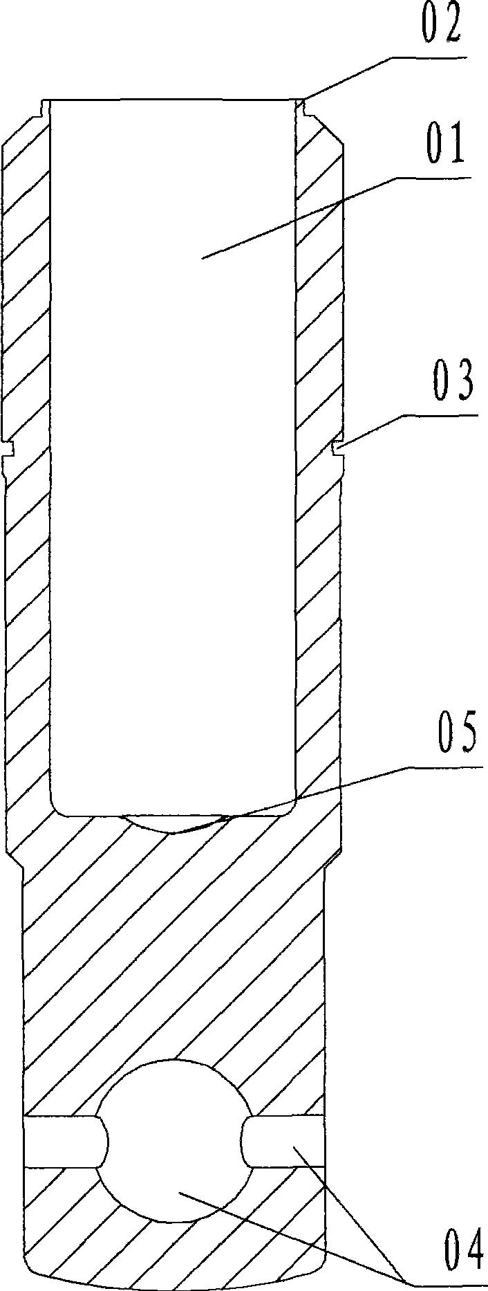 Cold extruding and forming process of lower oil cylinder of manual porter