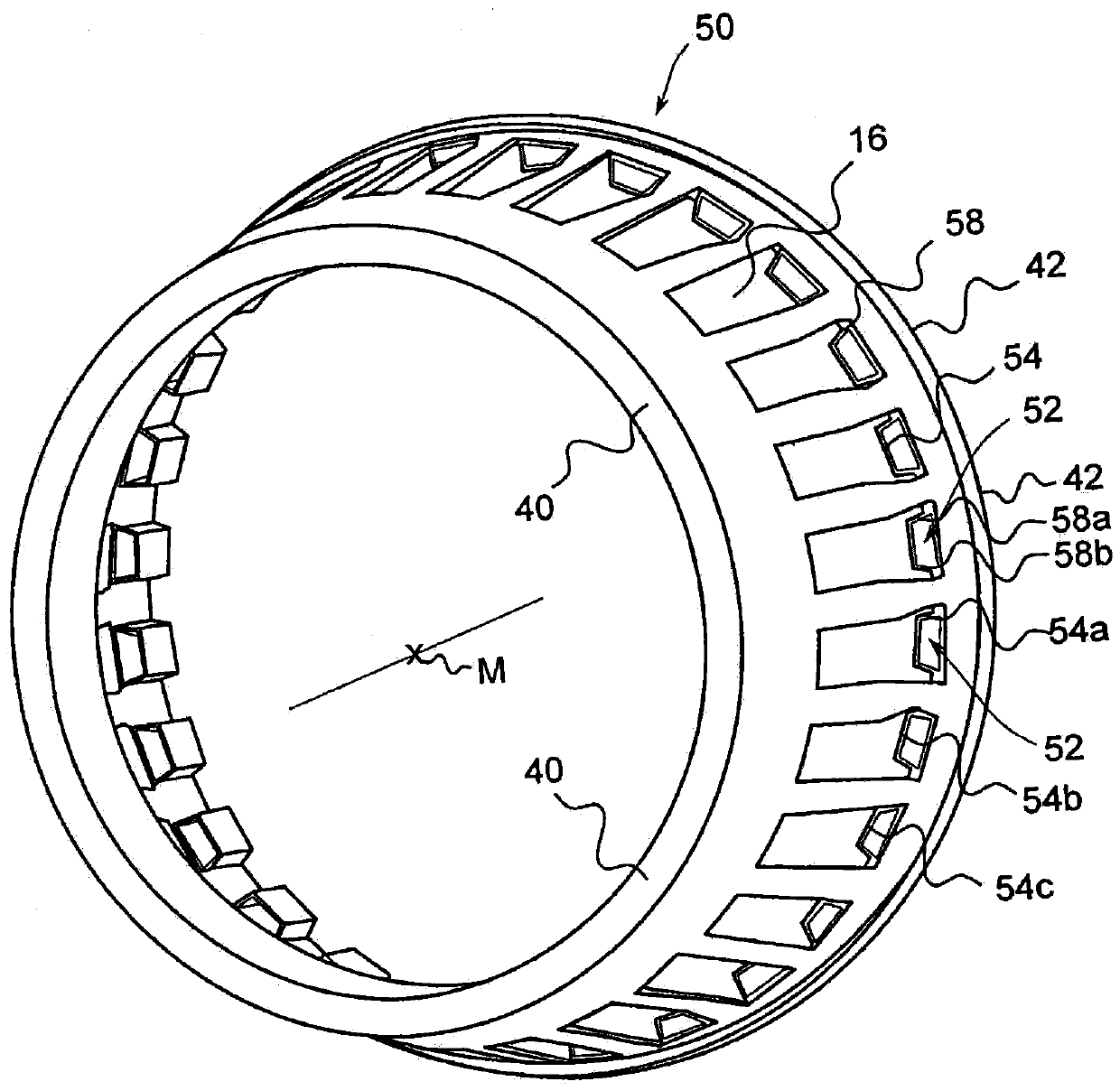 Rolling bearing cage or segment for rolling bearing cage