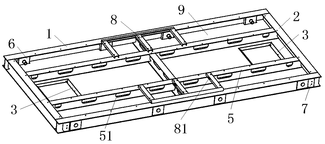 Sunken prefabricated cabin base