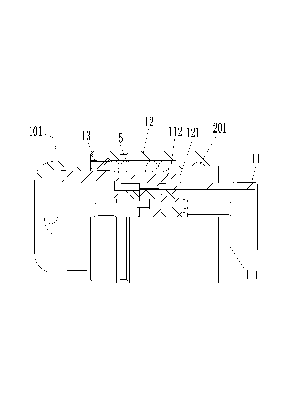 Insertion and extraction force controllable electric connector component and plug thereof