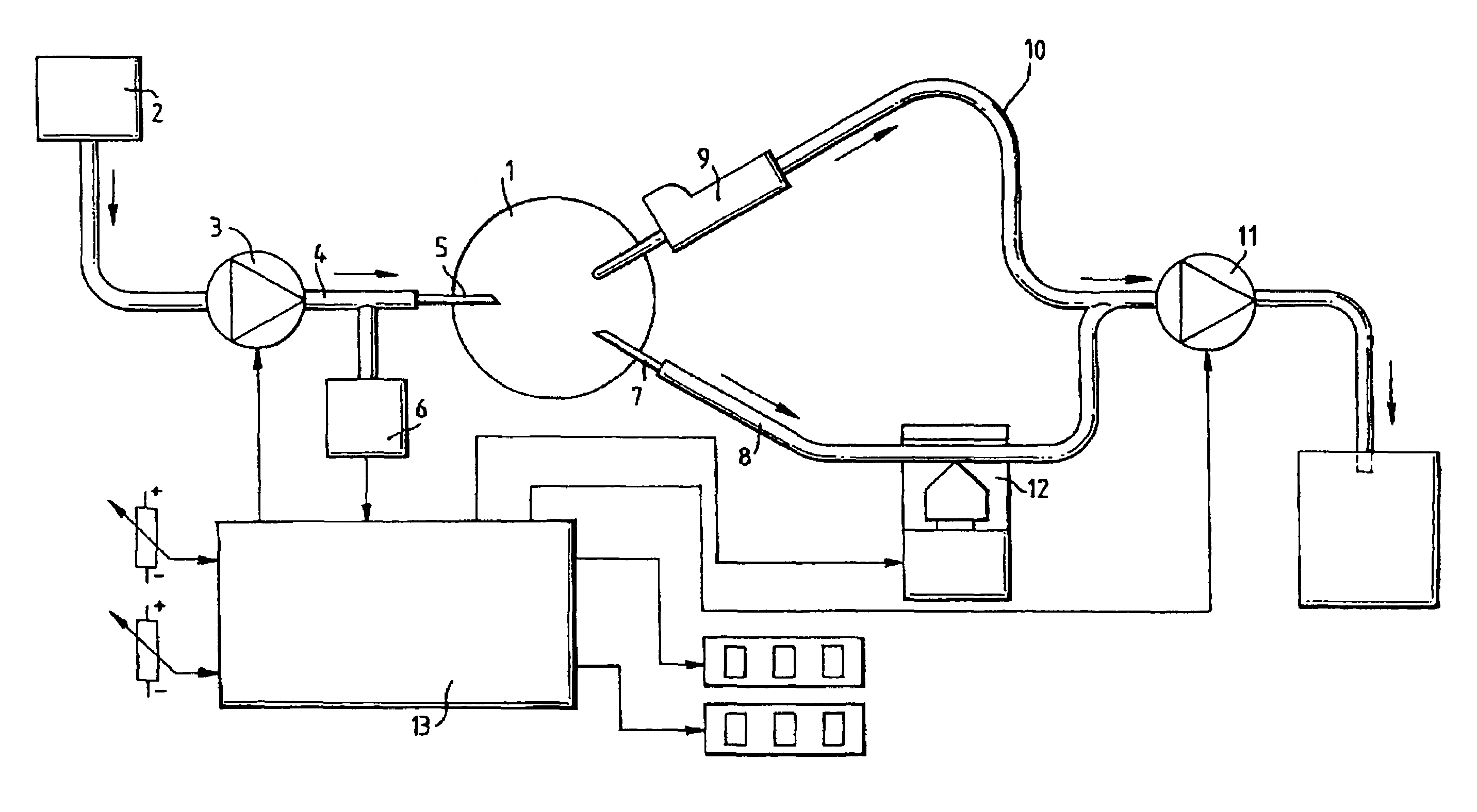 Device for rinsing a body cavity