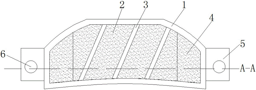 Brake pad of driverless car