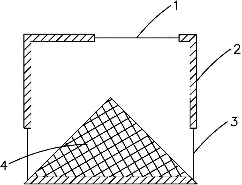 Roller cutting grinding mill feeding material bin without material residues