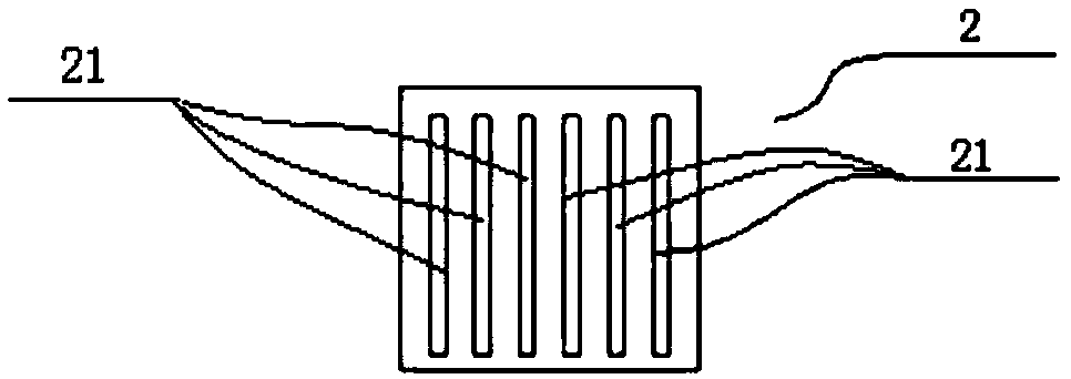 A microfluidic SERS chip for PDMS self-absorption sampling and preparation method thereof