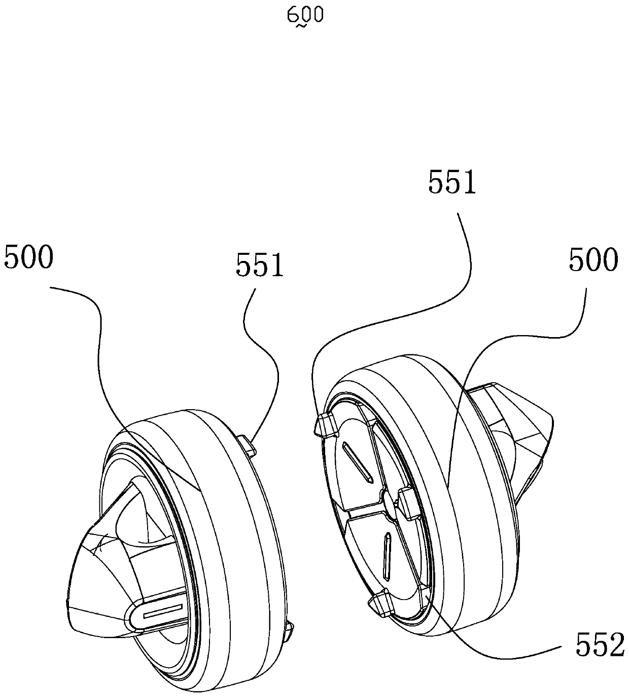 Robot wheel and robot