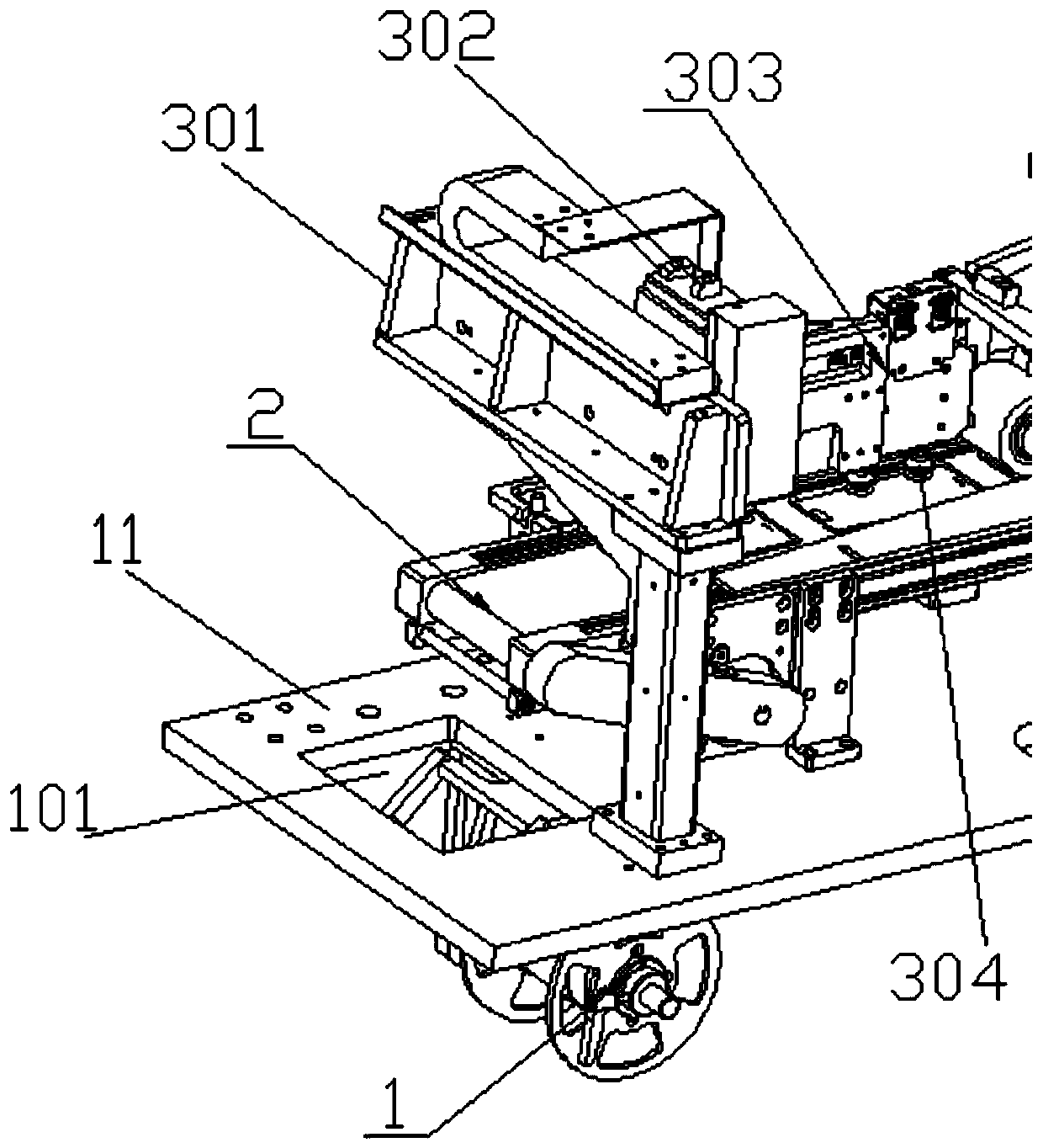 Two-sided laminating mechanism for glass shells of mobile phones