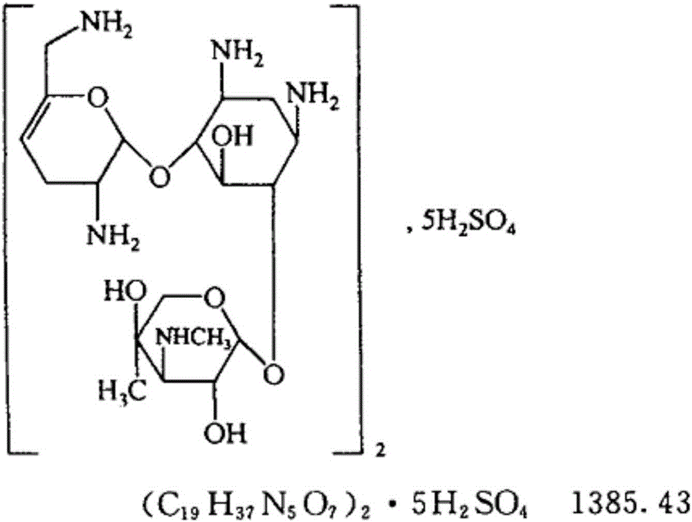 Sisomicin sulfate injection pharmaceutical composition and preparation method