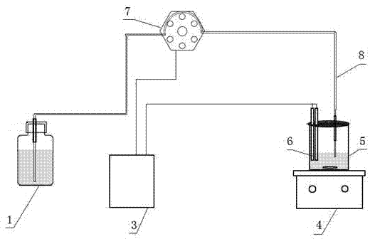 Peristaltic pump type weighing titrator and titration method thereof