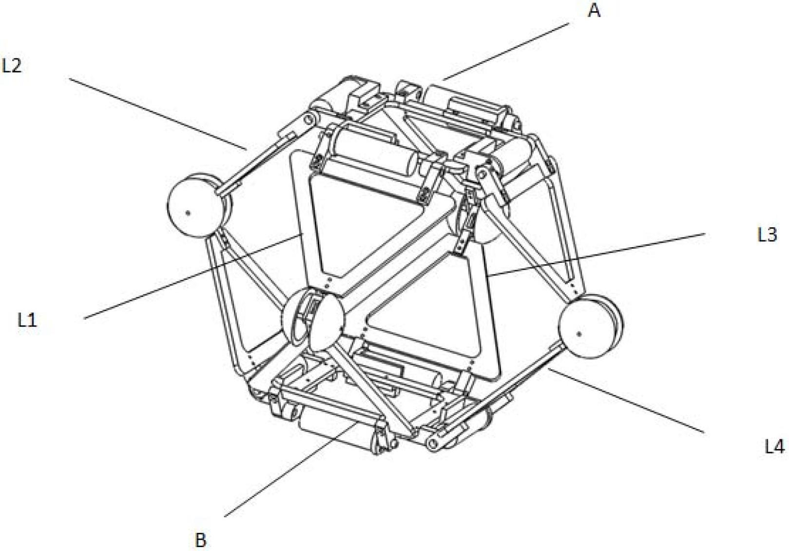 Polyhedral rolling mechanism