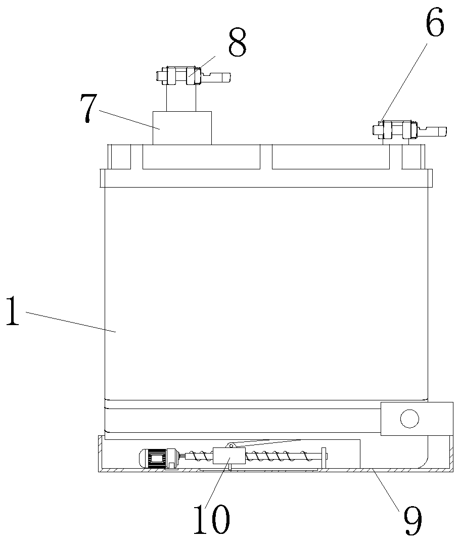 Glue storage mechanism of automatic dispensing equipment for cosmetic processing