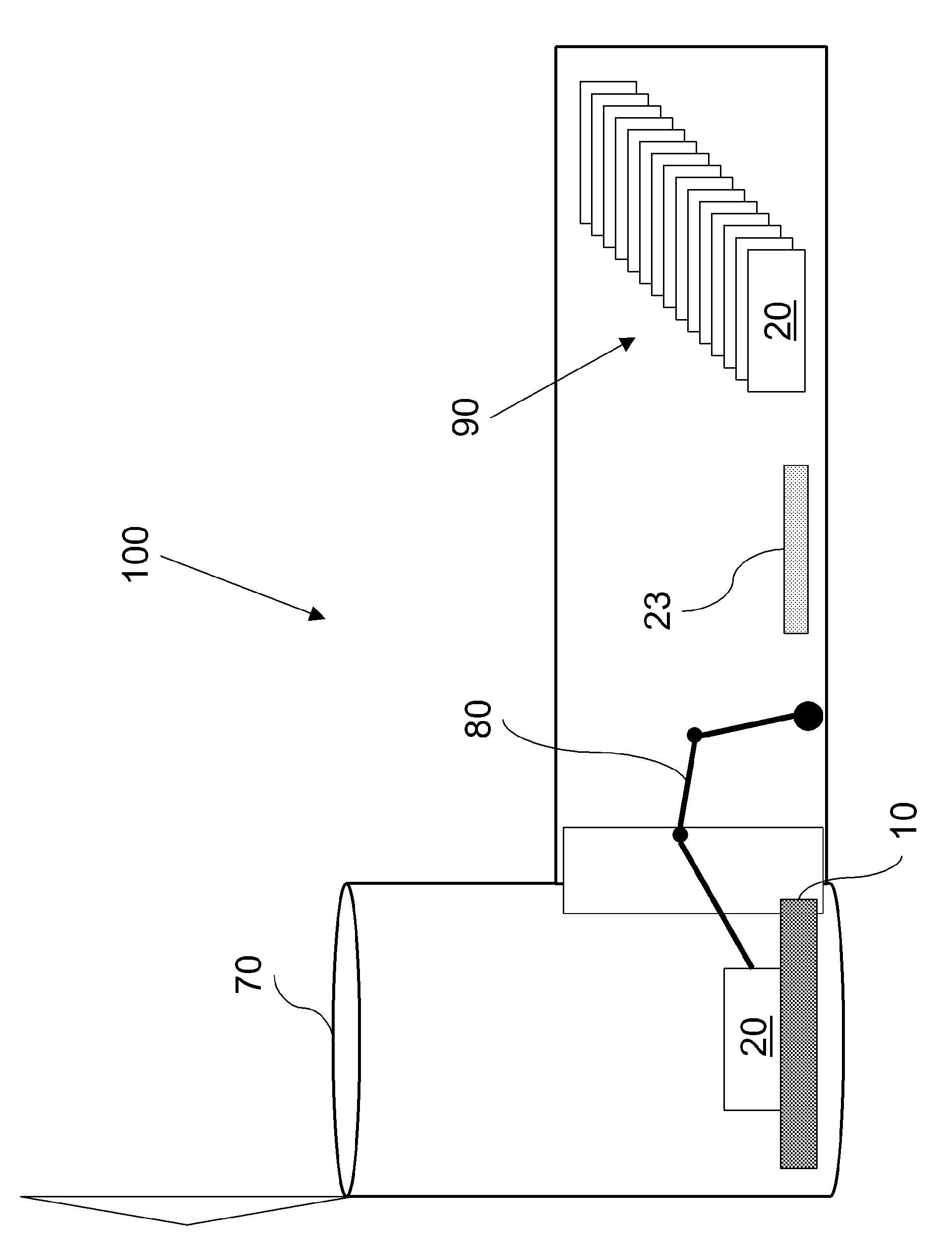 Arrangement for meteorological balloon launcher and method for launching meteorological balloons