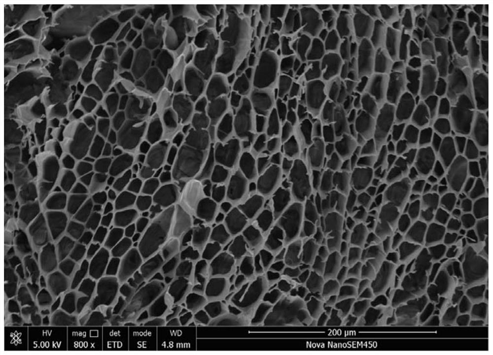 A kind of anisotropic polyimide airgel material and preparation method thereof