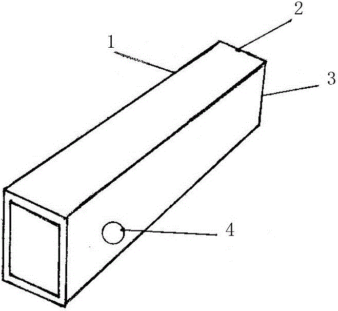 Glass magnesium fireproof overall smoke exhaust pipe