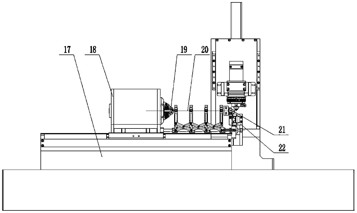 Pipe auxiliary supporting jig for machine tool and machine tool