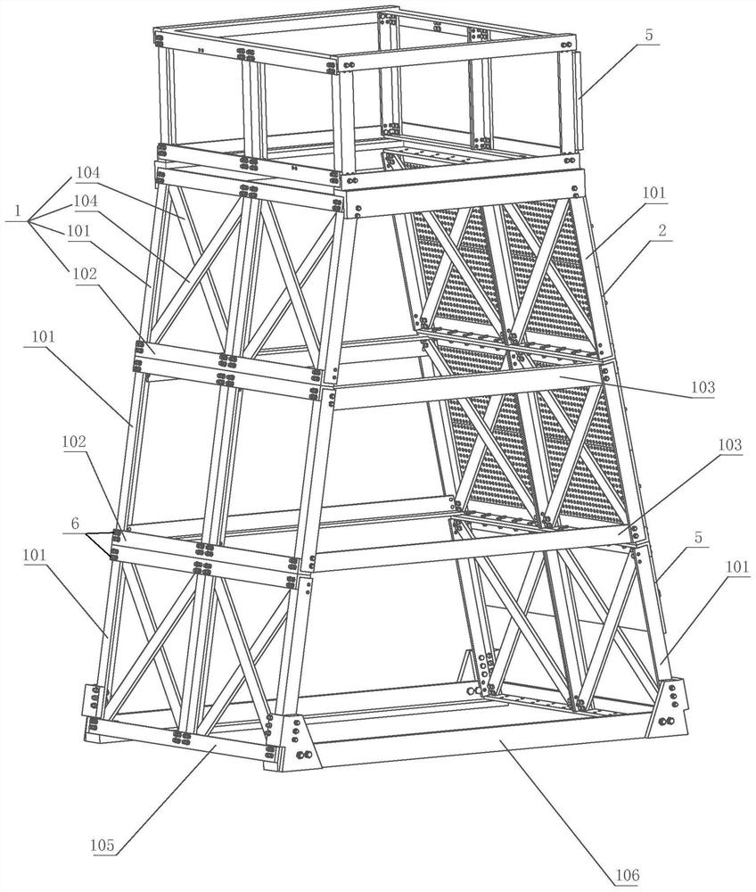 Emergency disaster prevention and mitigation device for storm-resistant wooden low-rise residential areas