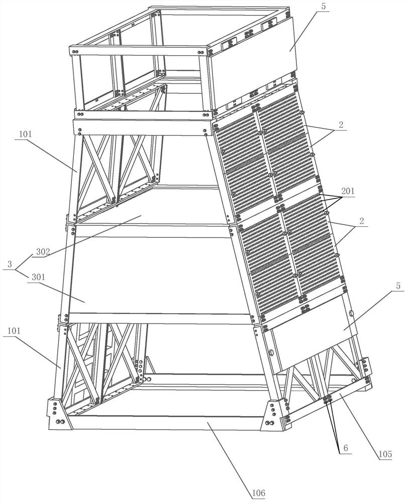 Emergency disaster prevention and mitigation device for storm-resistant wooden low-rise residential areas