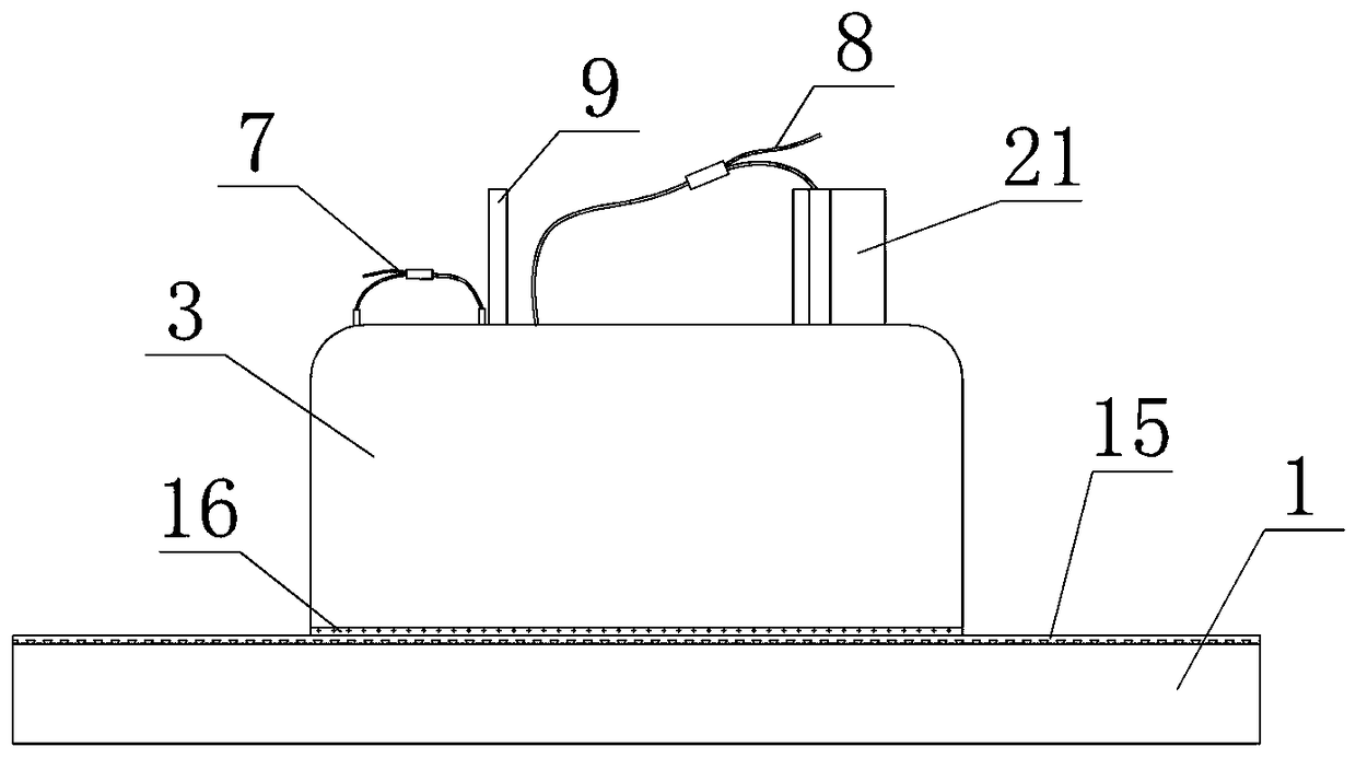 High lie-on-the-side position supporting device of patient