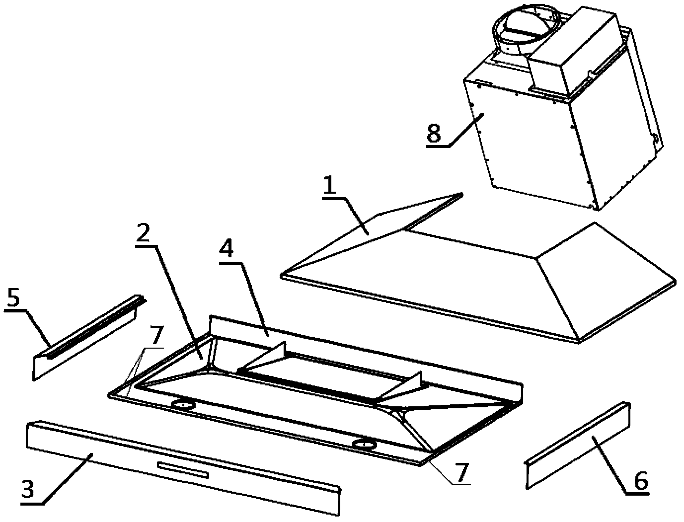 Kitchen ventilator and manufacturing method thereof