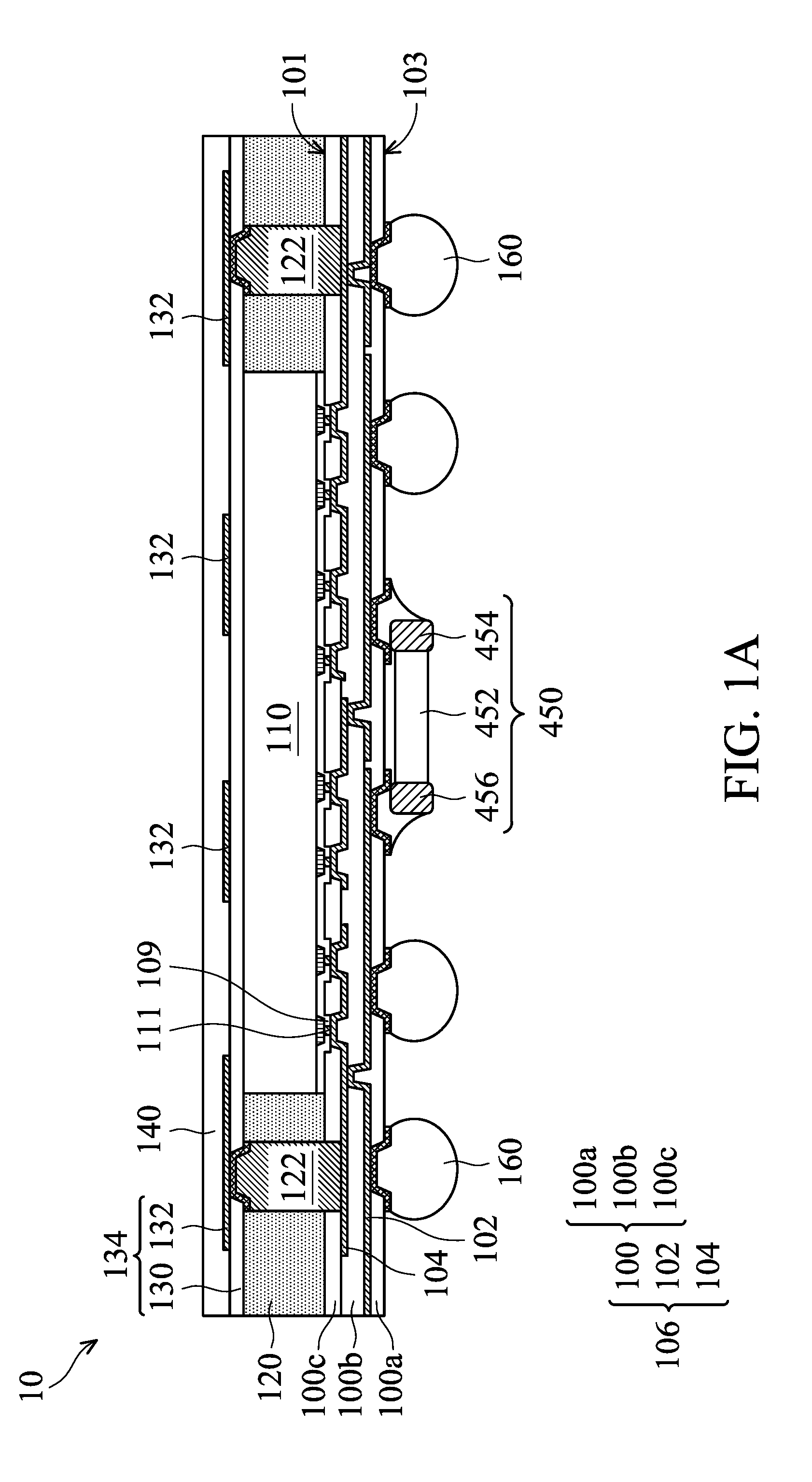 Fan-out package structure including antenna